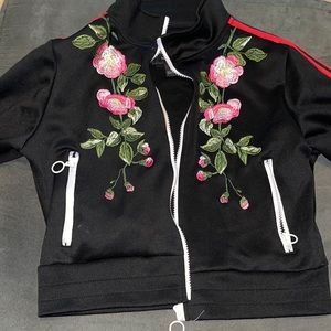 Girls Jacket Rose Printed 🚨